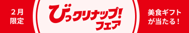 2月のびっクリナップ！フェア