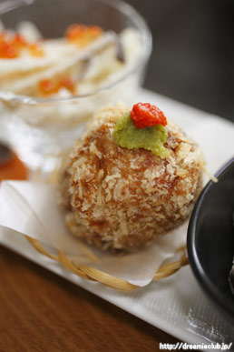 サトイモのコロッケ