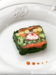 オマール海老と野菜のテリーヌ