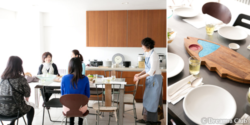 美味しいものが集まり、生まれる、「幸子（サッチ）の台所」。生徒さんの笑顔も集まります