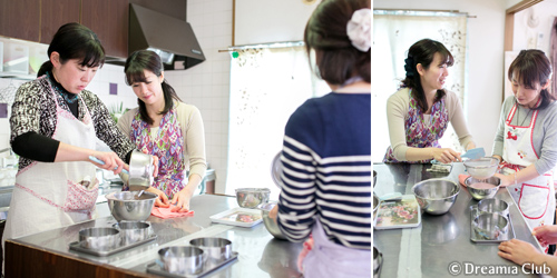 プロの技を応用した、家庭で作りやすいコツをたっぷり教えてもらえます