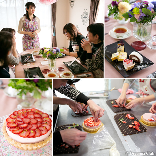 カフェのようなおしゃれな盛り付けもいつも人気。様々な情報交換ができるのも楽しみです