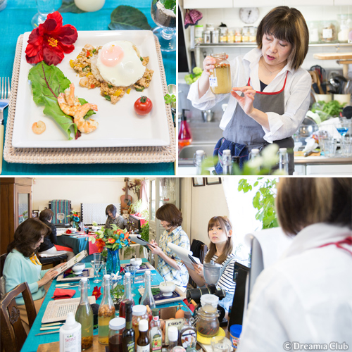 時間がゆっくり流れるように感じる「萬理サロン」。食と暮らしに丁寧に向き合う楽しさも学べます