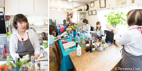 明るく楽しい沙羅さんのレッスン。一歩入った瞬間から最後までワクワクが続きます