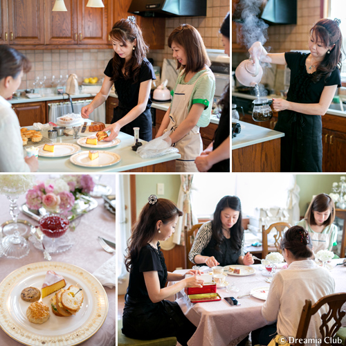 優雅な気分になれるティーカップで試食タイム。紅茶のミニレクチャーもあるのが嬉しい
