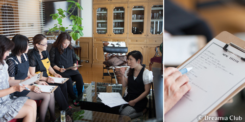 まずは作り方を一緒に共有。食材のこと、調理のポイント、栄養価など細やかに紹介されます