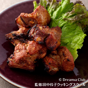 スペアリブのBBQ焼き