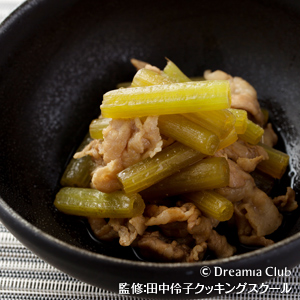 ふきと豚肉の煮もの