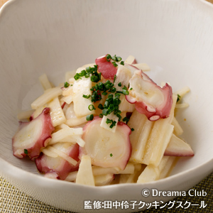 たこと山芋のサラダ