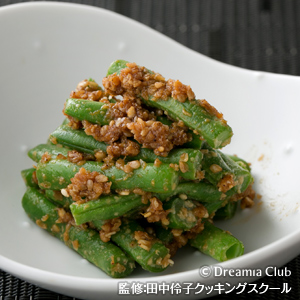 いんげんのごま和え