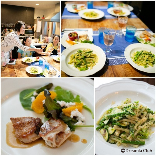 ブルーが爽やかなコーディネートで乾杯！彩りがあり美味しい魅せ方、コーディネートも学べます。