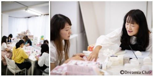 生徒さんはそれぞれの夢の実現のために作品つくりを頑張っています