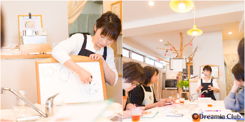 言葉で伝えにくいポイントは、白板に描いて説明。これがととてもわかりやすいと好評です