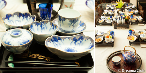 お料理だけでなく、器とお料理の合わせ方、器を見る目、マナーも養われると大好評