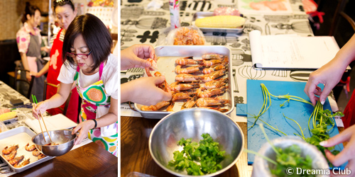 日本の家庭で作りやすい工夫を交え、調理の技術や心得も一緒に伝えます