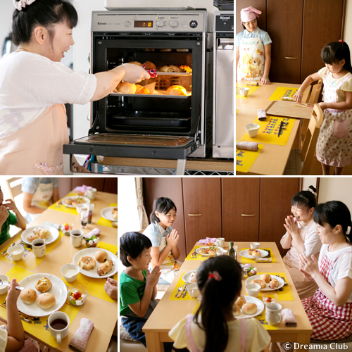 作って、盛り付けて、できたてを試食！自分で作ったお料理の美味しさは格別