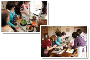 生徒さんは家族同様。新鮮で安心な食材