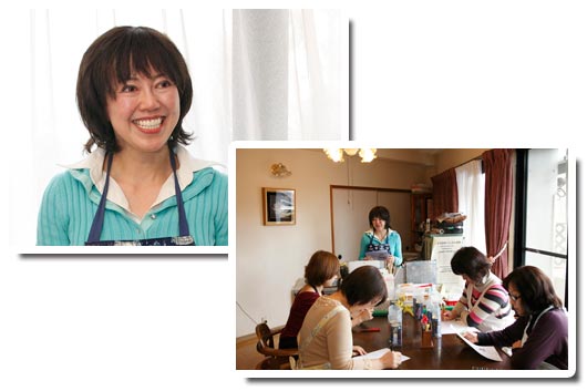 栗田さん&レッスン風景