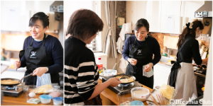 料理を一緒に作る楽しさが伝わってくるレッスン