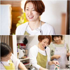 笑顔でキッチンにたつお手伝いをしたい