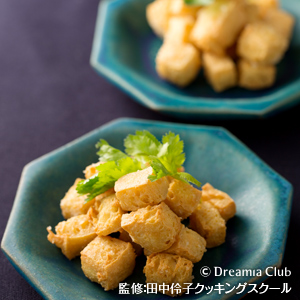 豆腐のから揚げガーリックパウダー