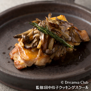 鶏ときのこのロースト