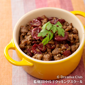 牛挽き肉スパイシー炒め