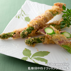 アスパラベーコン巻揚げ