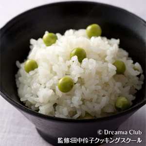 青えんどうご飯