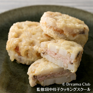 れんこんのはさみ揚げ