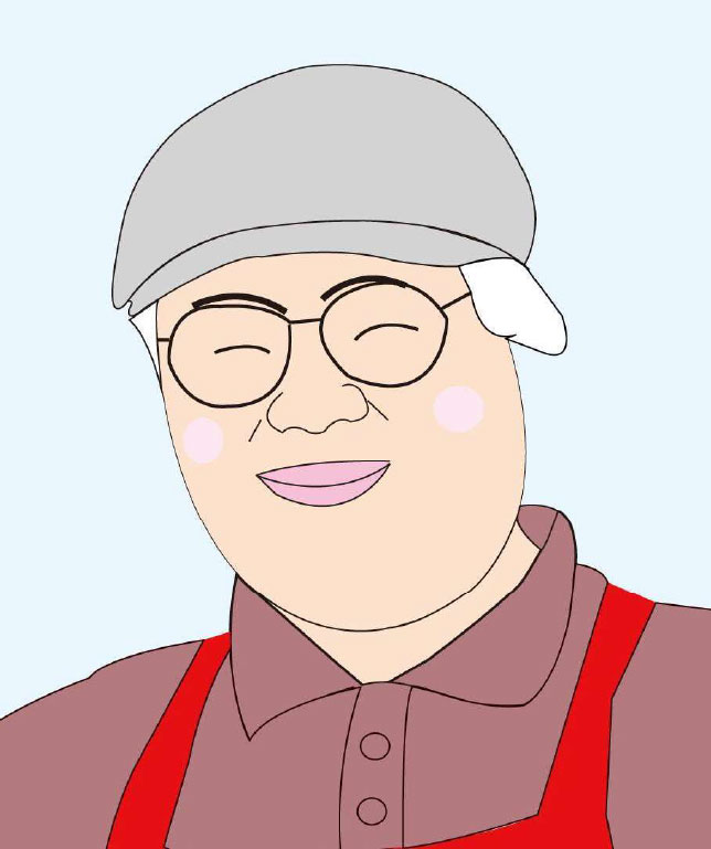 N.Mさんの似顔絵イラスト