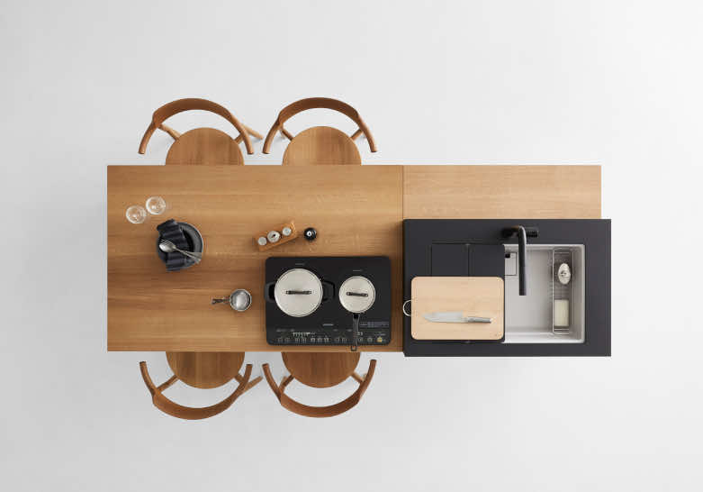 料理したいときだけキッチンの機能が拡張