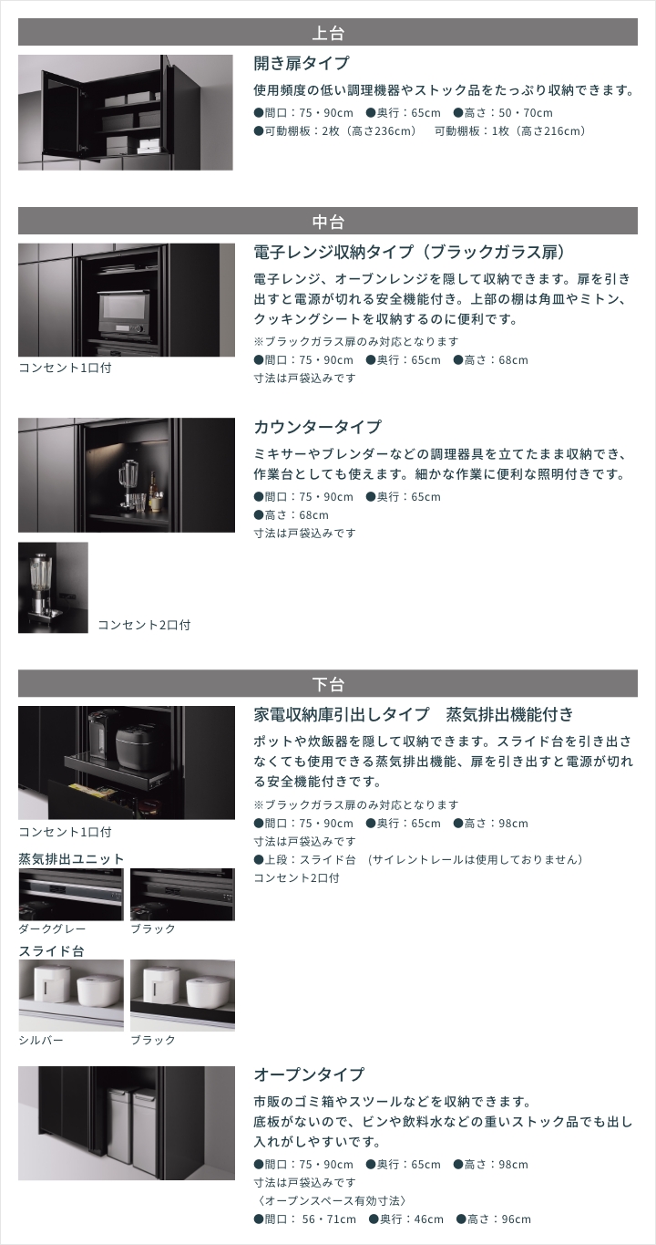 コンバーチブル収納｜周辺収納｜セントロ｜クリナップオンライン
