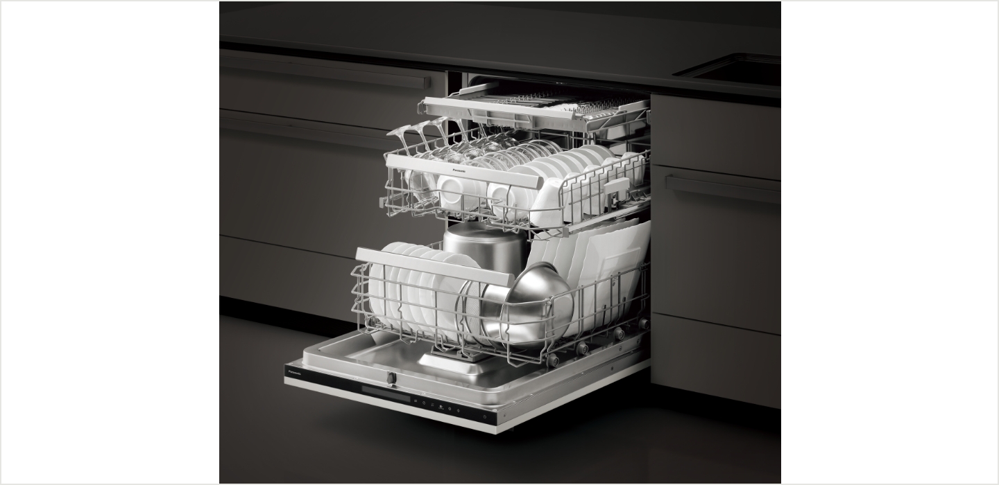 パナソニック社製 フロントオープン フル扉面材取手付タイプ│食器洗い