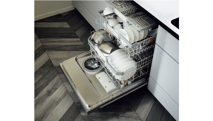 miiセルディアページ ミーレ社製 フロントオープン フル扉面材取手レスタイプ│食器洗い乾燥