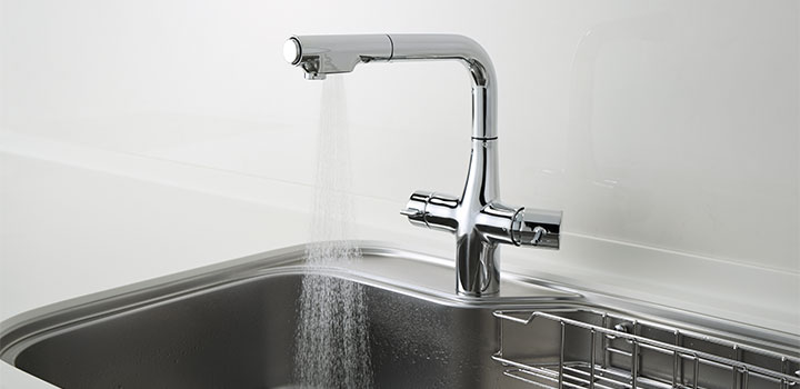 スタイリッシュ水栓 Efine シャワーホースタイプ・浄水器兼用タイプ