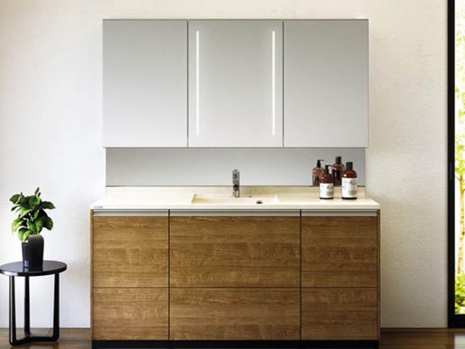 洗面化粧台のリフォーム