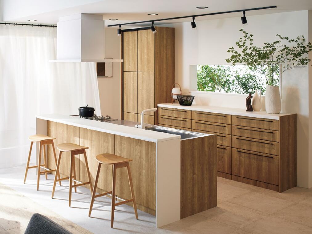 I型キッチンをおしゃれ&上手に使うポイントは？レイアウト別に実例解説  