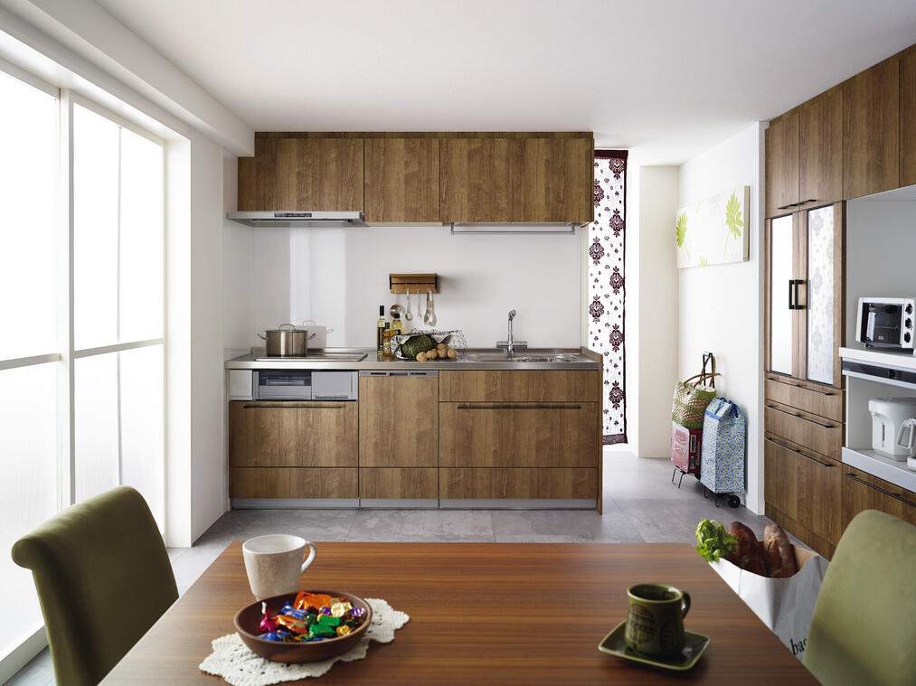 I型キッチンをおしゃれ&上手に使うポイントは？レイアウト別に実例解説  