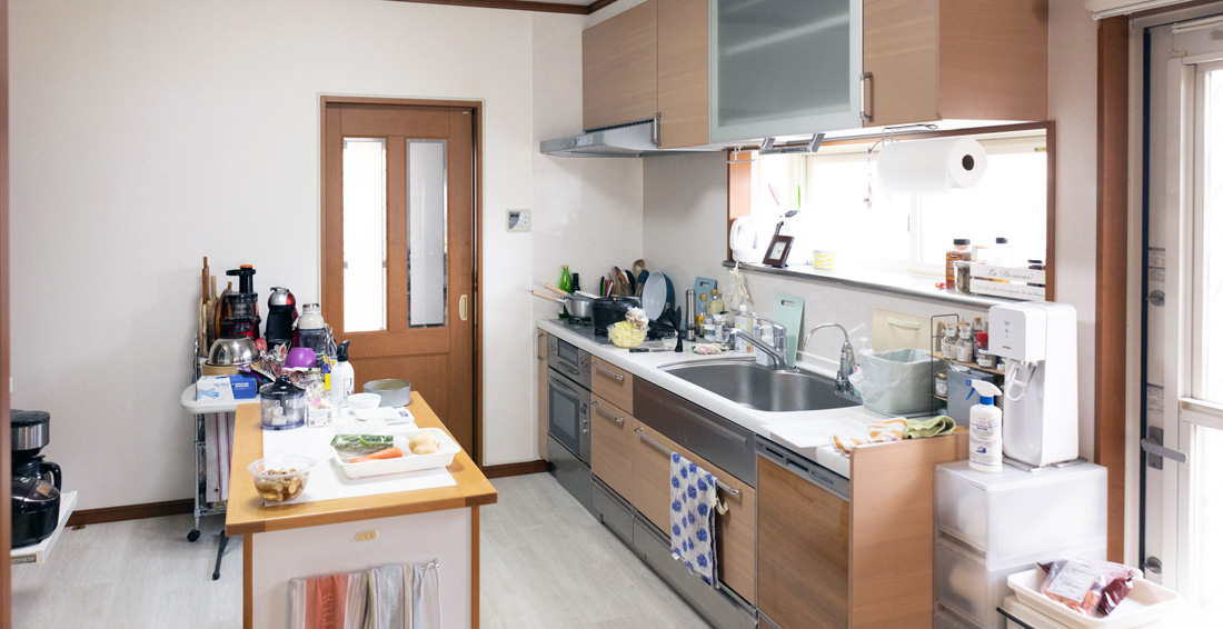 乾燥機能が便利!「衛生的で機能的」なキッチン【プロのキッチン】