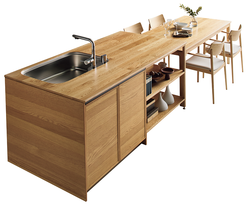 天然木ワークトップの開発秘話