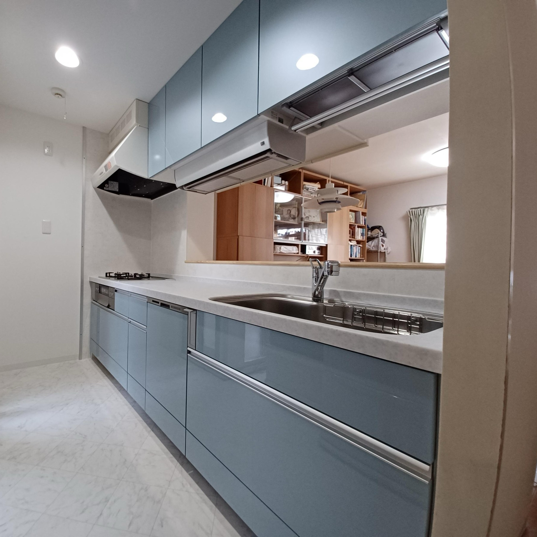 大開口が叶える、明るく快適なキッチンリフォーム