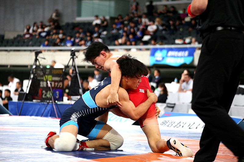 青柳選手の試合写真6